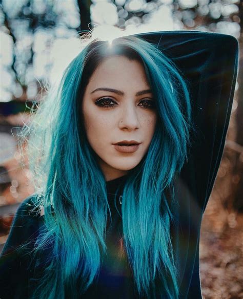 blue haired youtubers|More.